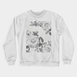 Roses print, flowers, modern print, plant Crewneck Sweatshirt